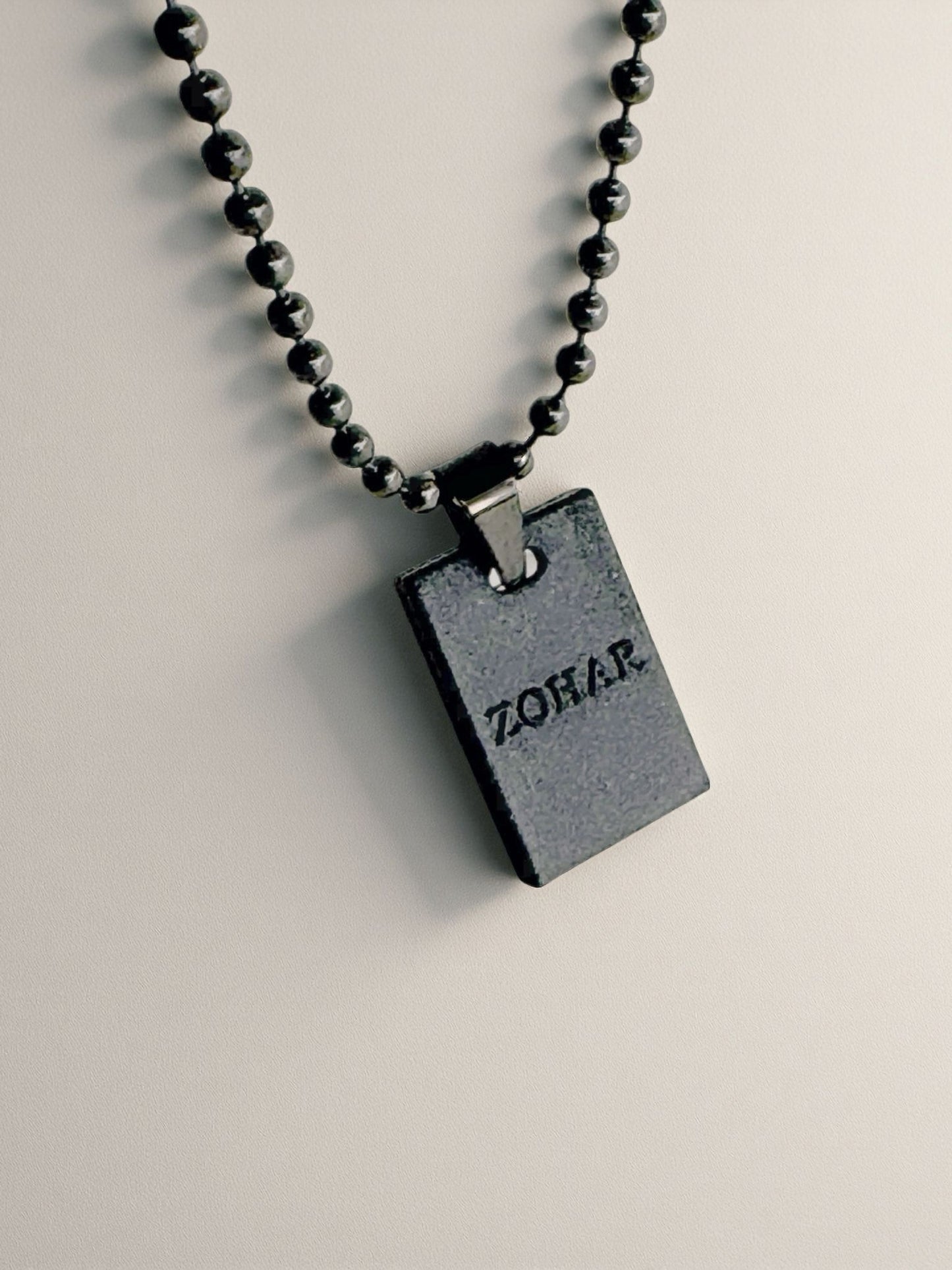 Nano Zohar Necklace - Black Silicon
