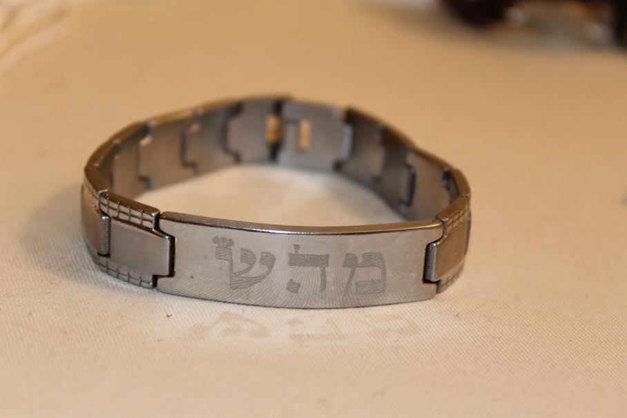 CUSTOM ENGRAVED MENS STAINLESS STEEL BRACELET