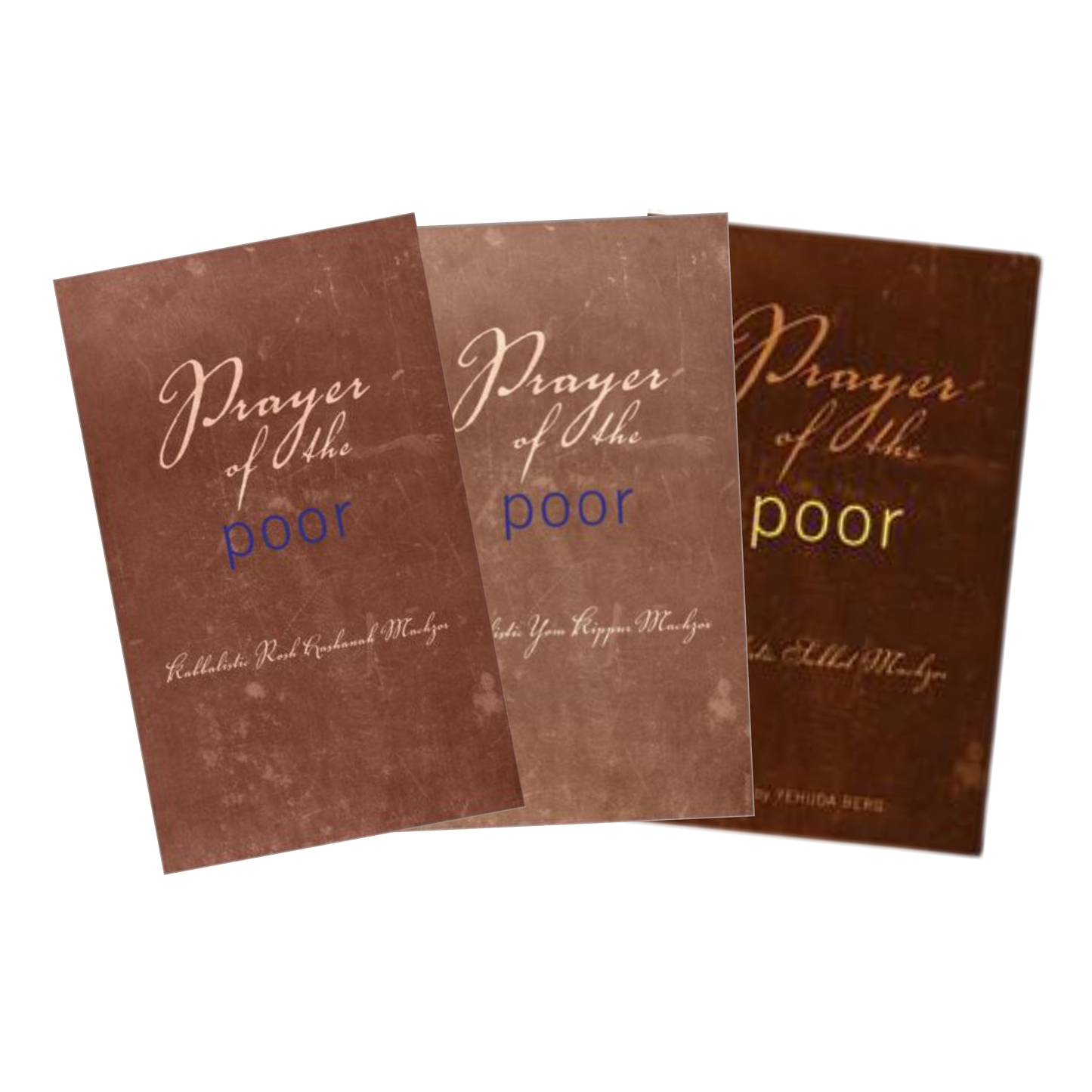 High Holidays (Rosh Hashanah, Yom Kippur, Sukkot) Prayer Book Bundle (Hebrew/English)