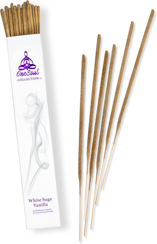 OneSoul White Sage Vanilla Incense 11" Sticks