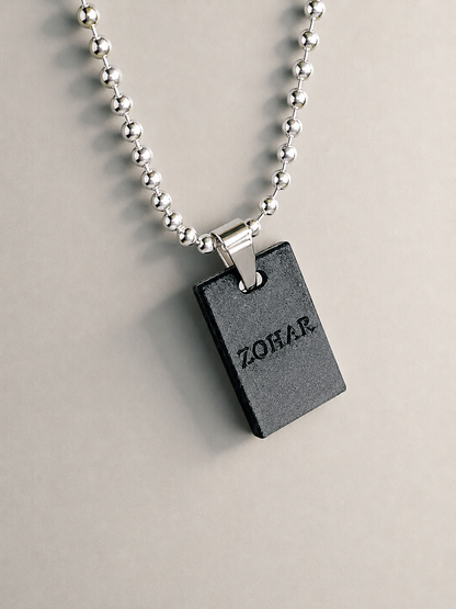 Nano Zohar Necklace - Black Silicon