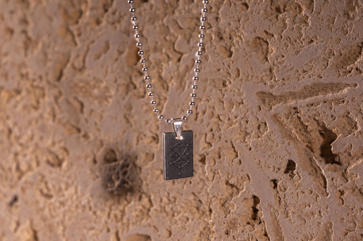 Nano Zohar Necklace - Black Silicon