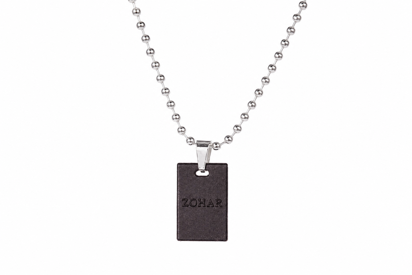 Nano Zohar Necklace - Black Silicon