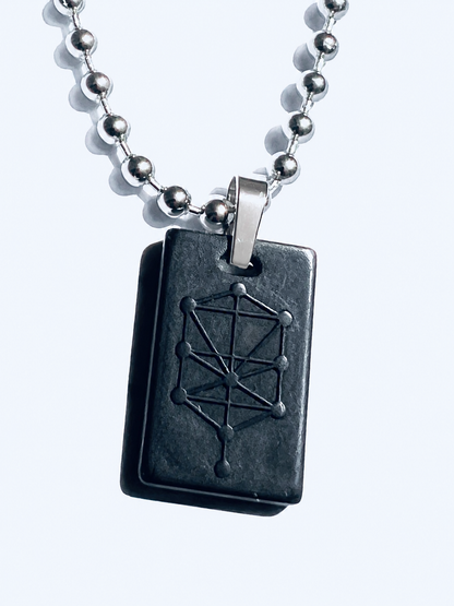 Nano Zohar Necklace - Black Silicon