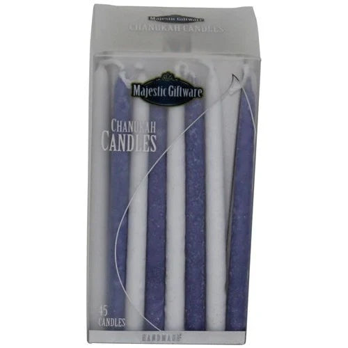 Chanukah Candles - Premium Collection 45 Pack - 5"