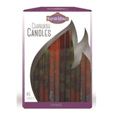 Safed Chanukah Candles - 45 Pack - Blue/White - 6"