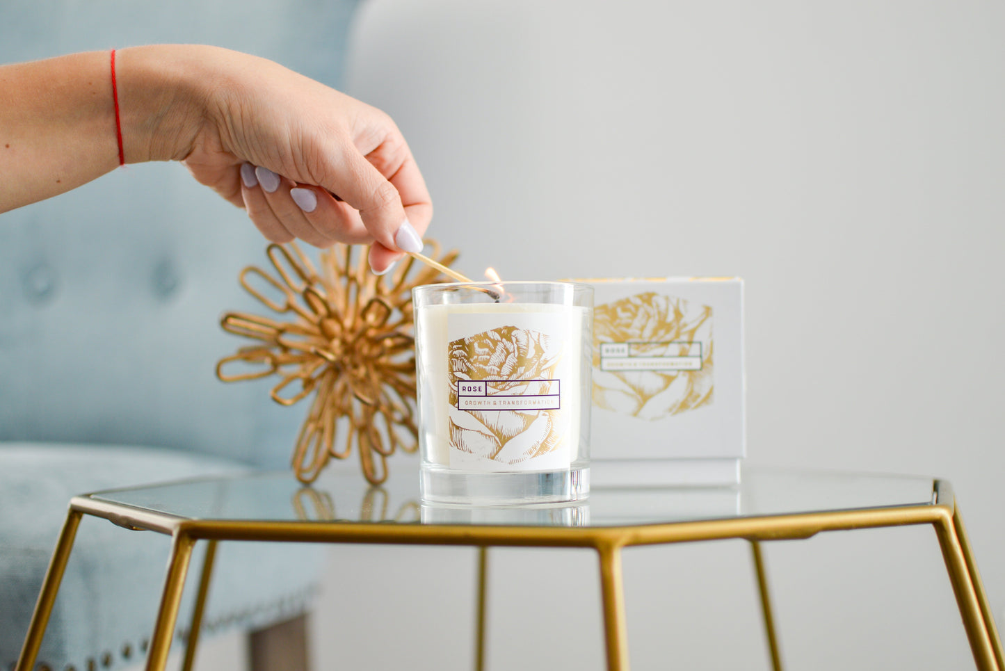 Growth & Transformation Candle - Rose Scent