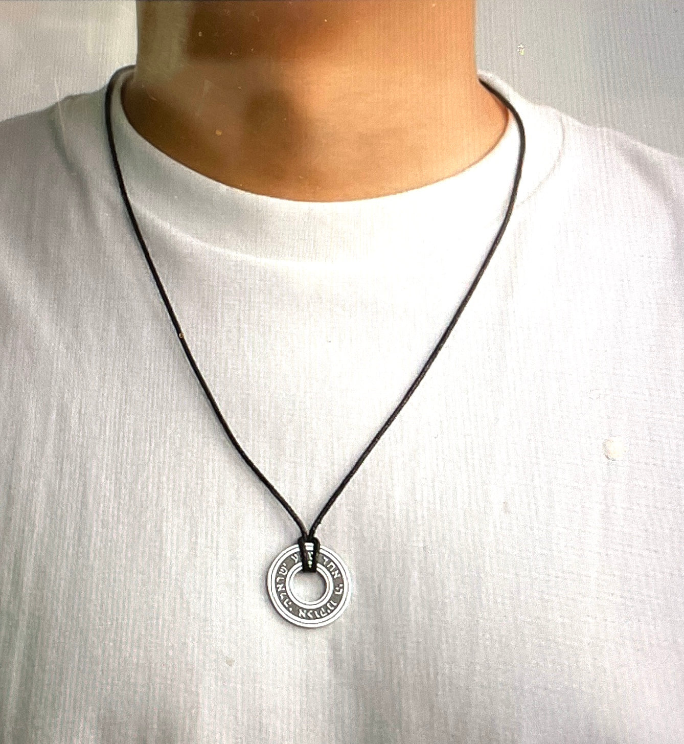 Shema Rope Necklace Stainless Steel