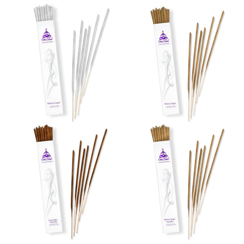 OneSoul Incense - 11" Bundle (White Sage Vanilla + White Sage + White Copal + Lavender Vanilla)