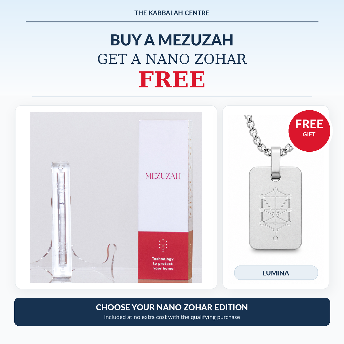 Promotion: Purchase Mezuzah Get Free Nano