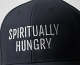 Spiritually Hungry Baseball Cap Hat (Dark Blue)