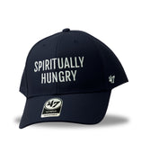 Spiritually Hungry Baseball Cap Hat (Dark Blue)