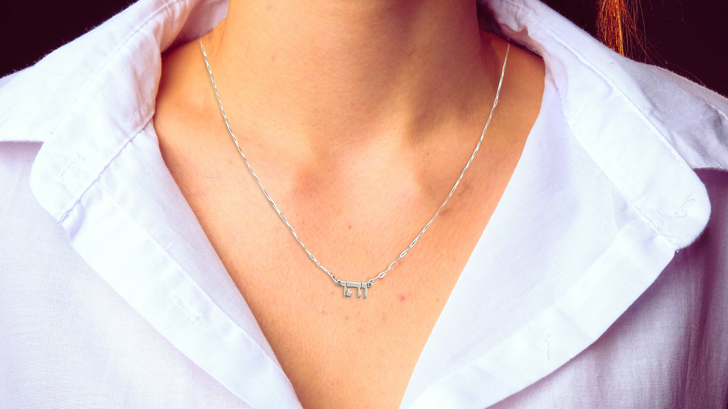 Happiness Necklace Sterling Silver 18”