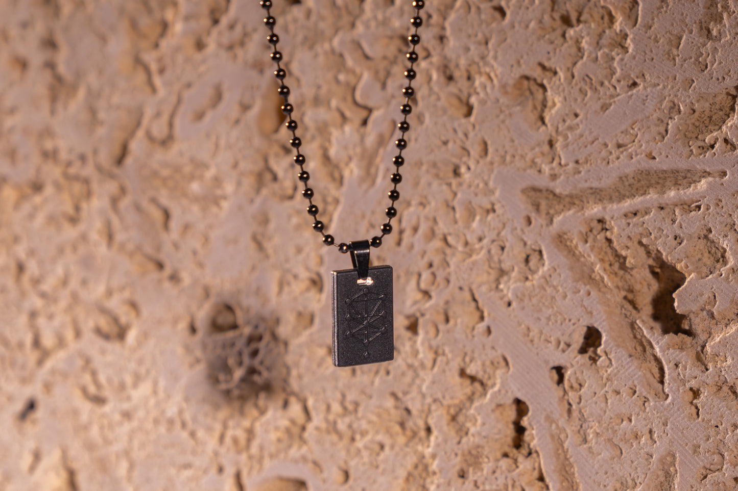 Nano Zohar Necklace - Black Silicon
