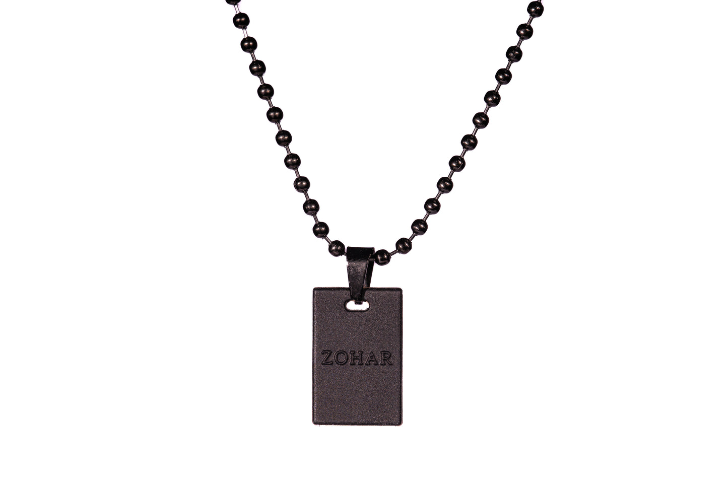 Nano Zohar Necklace - Black Silicon