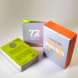 72 Names Meditation Cards Deck - קלפי 72 שמות (Hebrew)