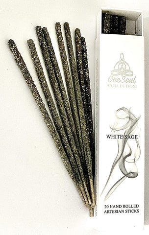 OneSoul White Sage Incense 6" Sticks