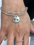 “CREATING MIRACLES - 72 NAMES OF GOD" STERLING SILVER CHARM BRACELET