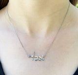 72 Names Necklace Diamond Solid Gold
