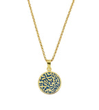 Stainless Steel Yellow with Shema Necklace