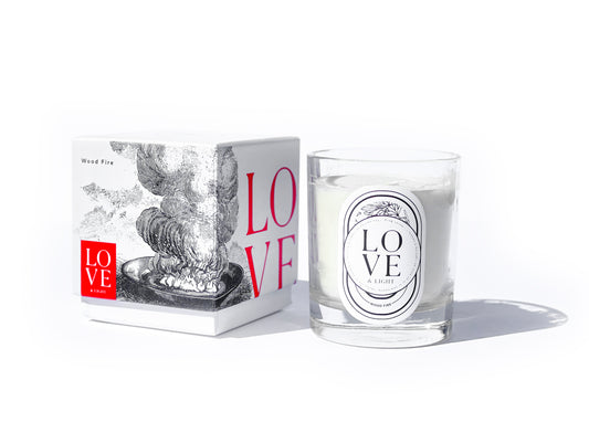 Love & Light Candle - Wood Fire Scent